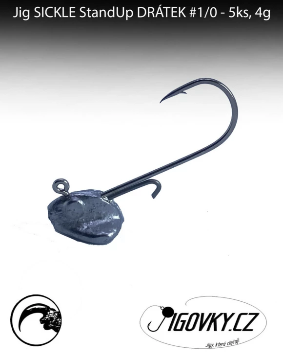 SICKLE StandUp DRÁTEK #1/0 - 5 ks, 4 g