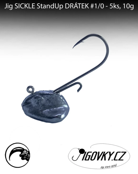 SICKLE StandUp DRÁTEK #1/0 - 5 ks, 10 g