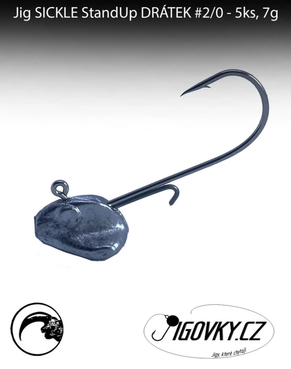 SICKLE StandUp DRÁTEK #2/0 - 5 ks, 7 g