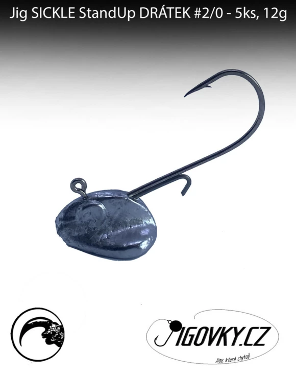 SICKLE StandUp DRÁTEK #2/0 - 5 ks, 12 g