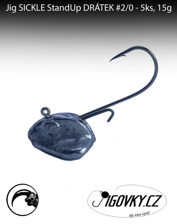 SICKLE StandUp DRÁTEK #2/0 - 5 ks, 15 g