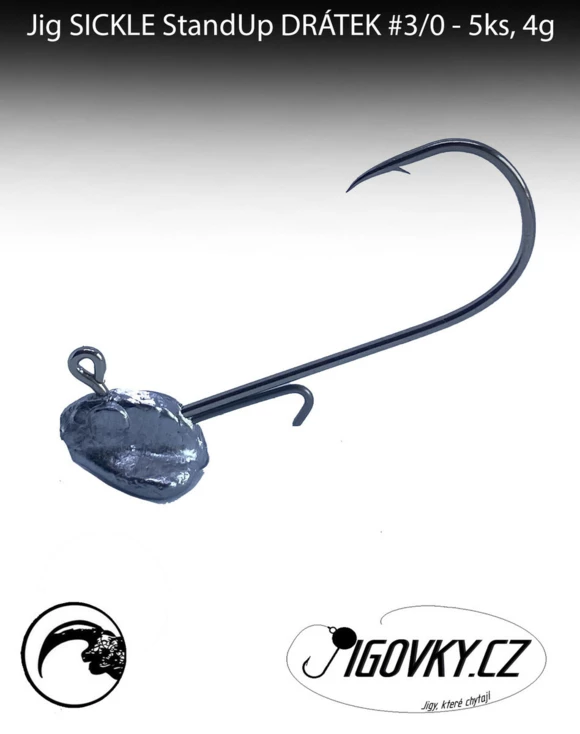 SICKLE StandUp DRÁTEK #3/0 - 5 ks, 4 g