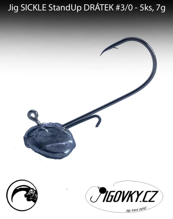 SICKLE StandUp DRÁTEK #3/0 - 5 ks, 7 g