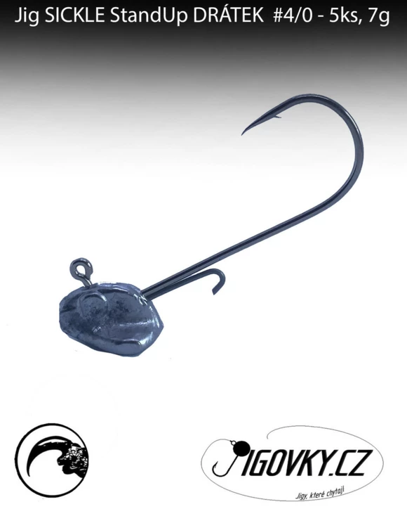 SICKLE StandUp DRÁTEK #4/0 - 5 ks, 7 g