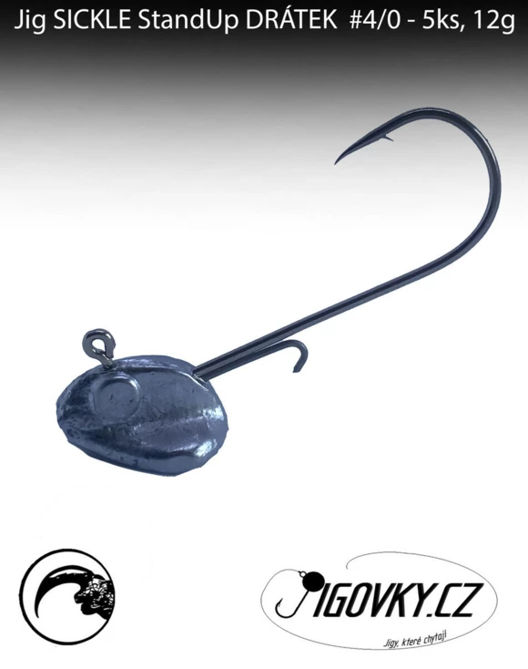 SICKLE StandUp DRÁTEK #4/0 - 5 ks, 12 g