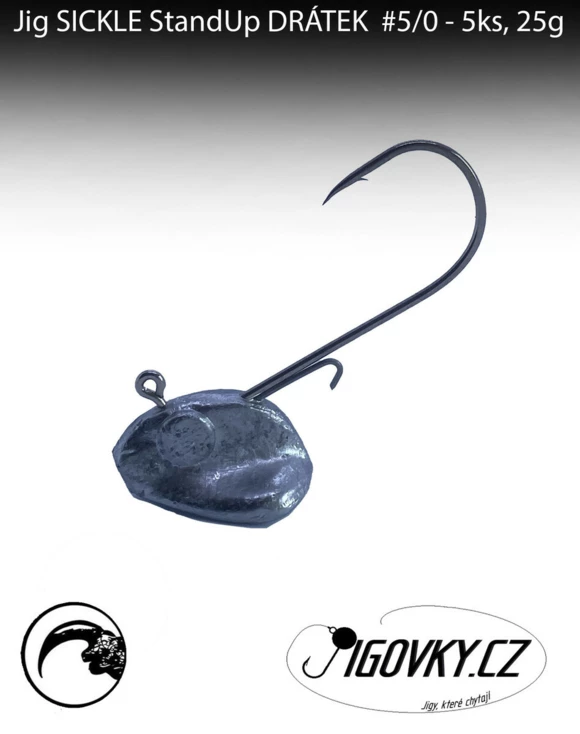 SICKLE StandUp DRÁTEK #5/0 - 5 ks, 25 g