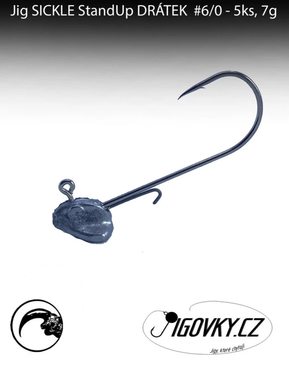 SICKLE StandUp DRÁTEK #6/0 - 5 ks, 7 g