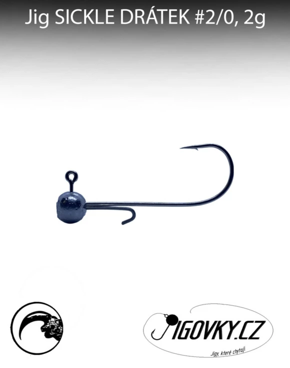 SICKLE DRÁTEK #2/0 - 5 ks, 2 g