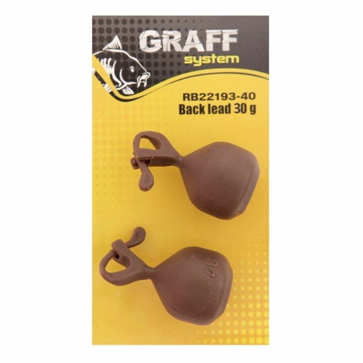 Graff: Back lead 30g Hnědé