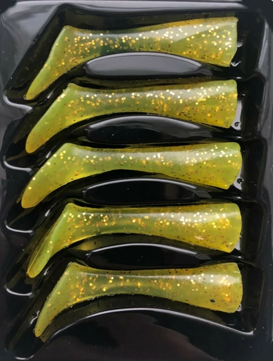 Shad 11 Replacement Tails 5 ks Golden Shinner