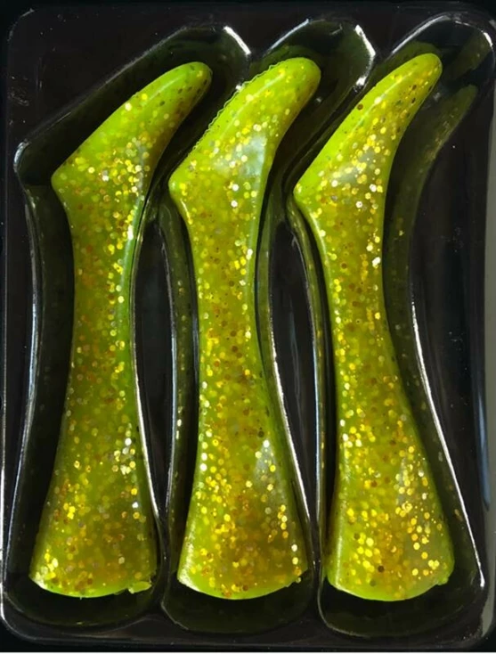 Shad 16 Replacement Tails 3 ks Chartreuse