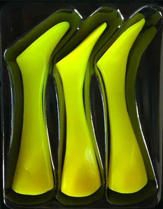 Shad 16 Replacement Tails 3 ks Fluoro Yellow