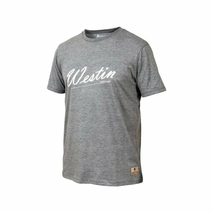 Westin: Tričko Old School T-Shirt Grey Melange Velikost XXL