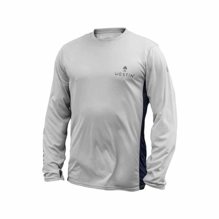 Westin: Tričko Pro UPF Long Sleeve Grey/Navy Blue Velikost M