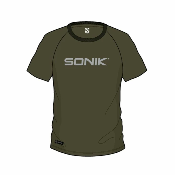 Sonik: Tričko Raglan Tee Green