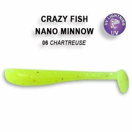 Nano Minnow 4cm barva 6 chartreuse