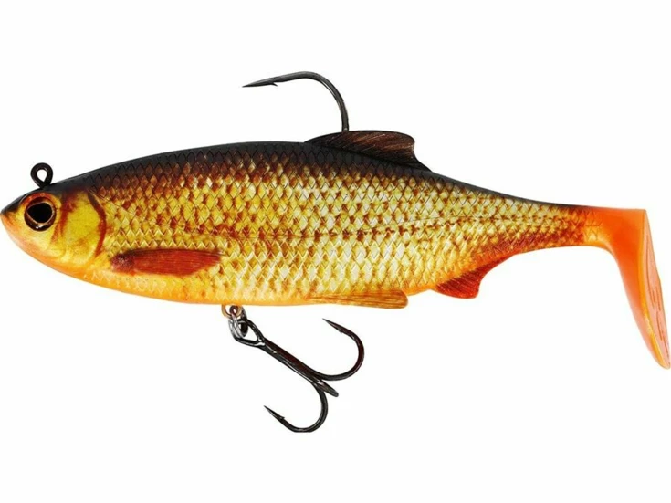 Westin: Gumová nástraha Ricky the Roach Shadtail R 'N R 14cm 57g Sinking Real Rudd