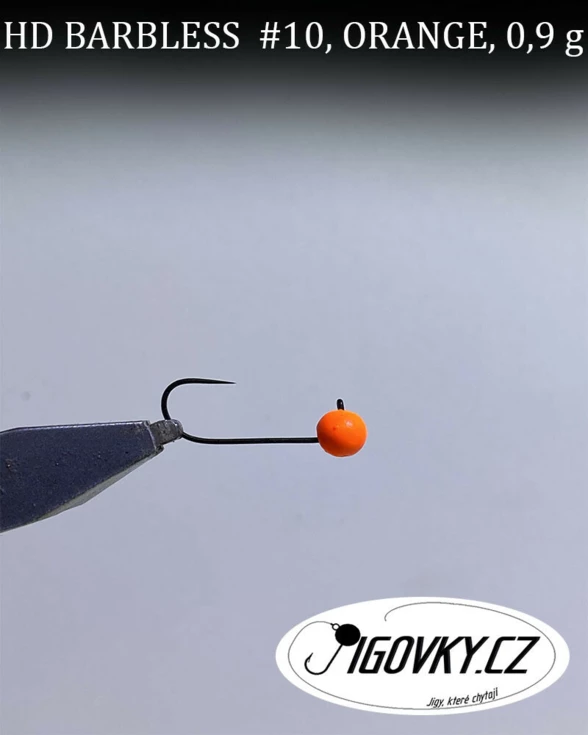 HD BARBLESS #10, 5 ks, ORANGE, 0,9 g