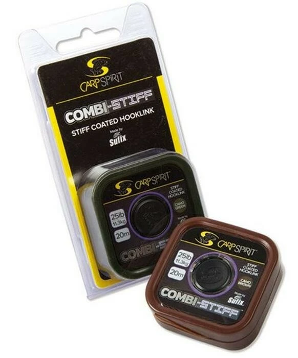 Carp Spirit Combi-Stiff Coated Braid 20 m/15 lb Camo Brown