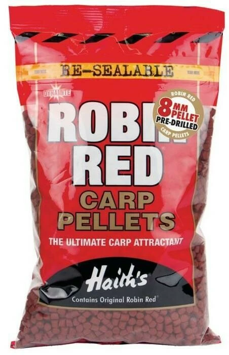 Dynamite Baits Pellets Robin Red Pre-Drilled 8 mm 900 g