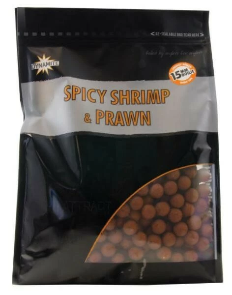 Dynamite Baits Boilies Spicy Shrimp&Prawn 20 mm 1 kg