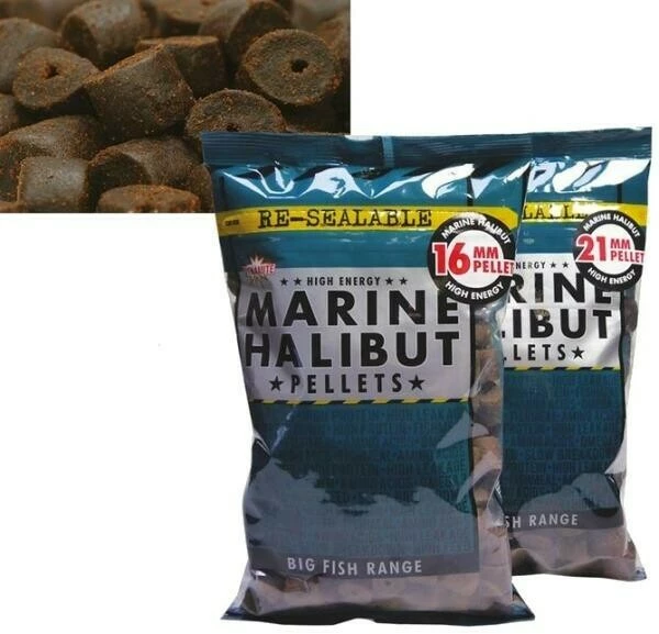 Dynamite Baits Pellets Marine Halibut Pre-Drilled 21 mm 900 g