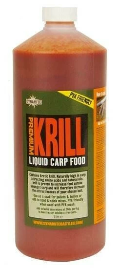 Dynamite Baits Liquid Carp Food Krill 1 l