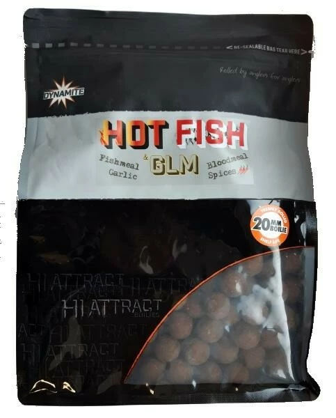 Dynamite Baits Boilies Hot Fish&GLM 20 mm 1 kg