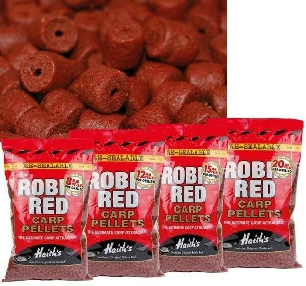 Dynamite Baits Pellets Robin Red Pre-Drilled 12 mm 900 g