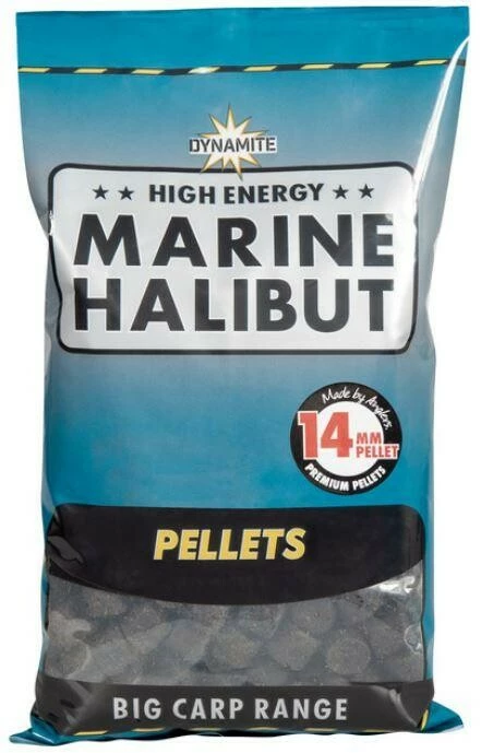 Dynamite Baits Pellets Marine Halibut Not Drilled 14 mm 900 g