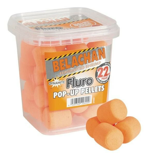 Dynamite Baits Pop-Up Pellets Fluro Belachan 22 mm