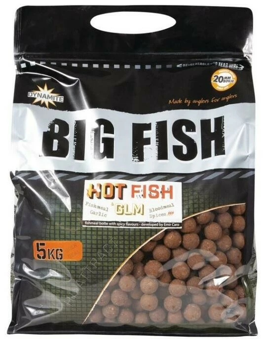 Dynamite Baits Boilies Big Fish Hot Fish & GLM 20mm 5 kg