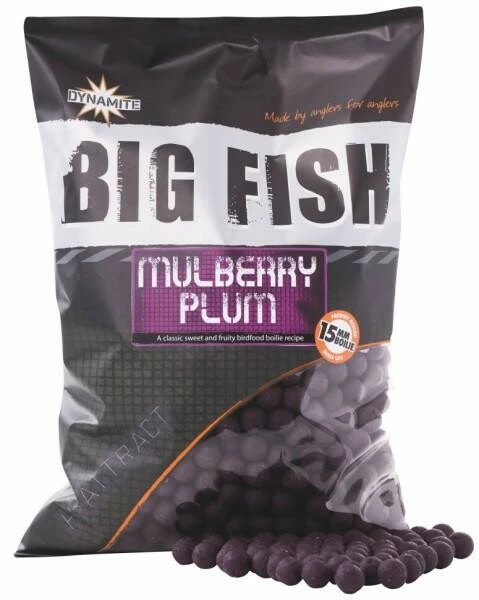 Dynamite Baits Boilies Big Fish Mulberry Plum 15 mm 1,8 kg