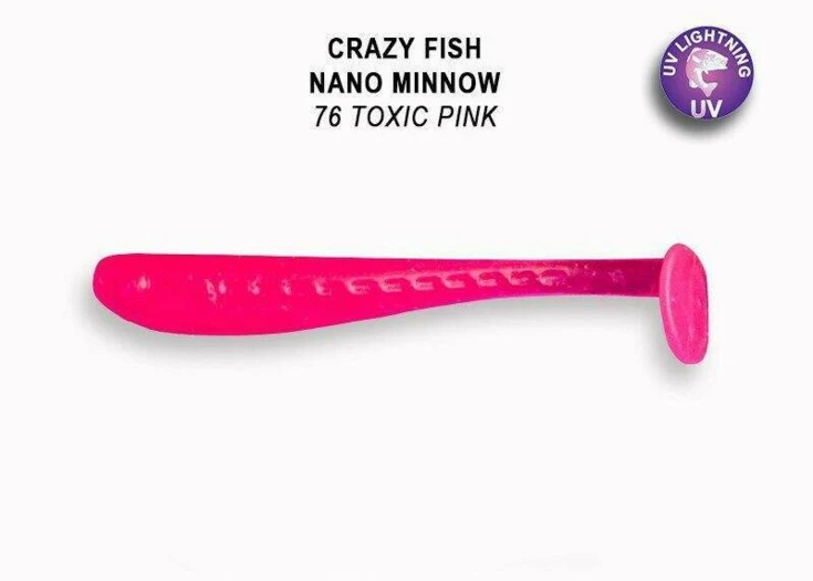 Nano Minnow 4 cm 76 toxic pink