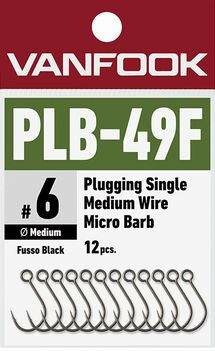 PLB-49F Plugging Single Medium Wire Micro Barb 12 pcs #6