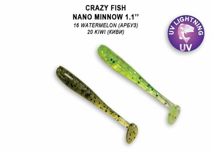 Nano Minnow 1,1&quot; 2,7cm color 16/20