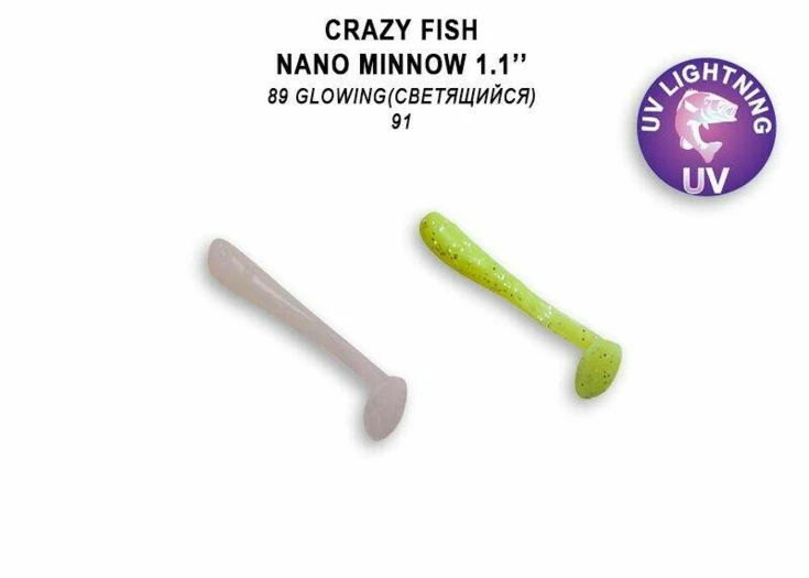 Nano Minnow 1,1&quot; 2,7cm color 89/91