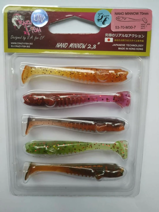 Nano Minnow 7 cm barva mix 30