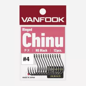 Vanfook Ringed Chin NS Black vel. 4, 14 ks