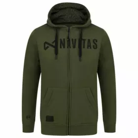 Navitas: Mikina CORE Zip Hoody Green Velikost 2XL