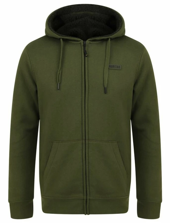 Navitas: Mikina Sherpa Zip Hoody Green