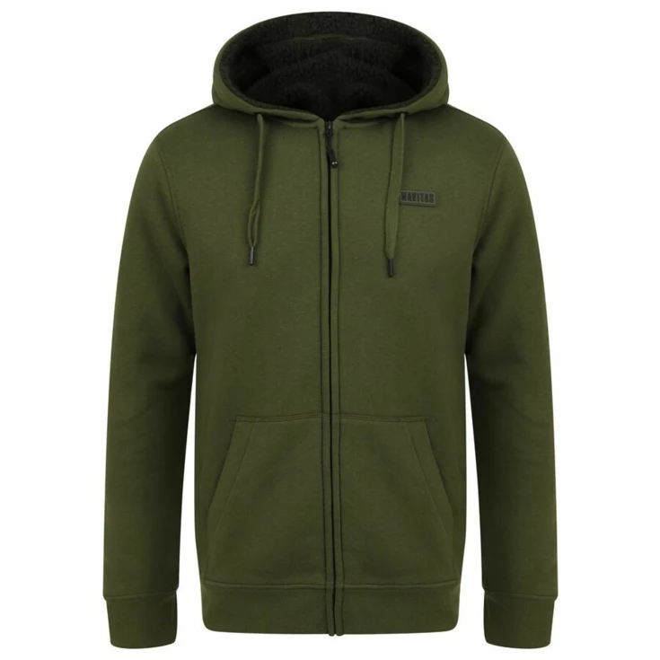 Navitas: Mikina Sherpa Zip Hoody Green Velikost 2XL