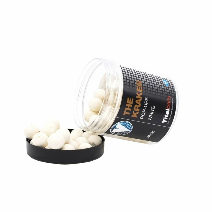 Vitalbaits: Pop-Up The Kraken White 10,mm 80g