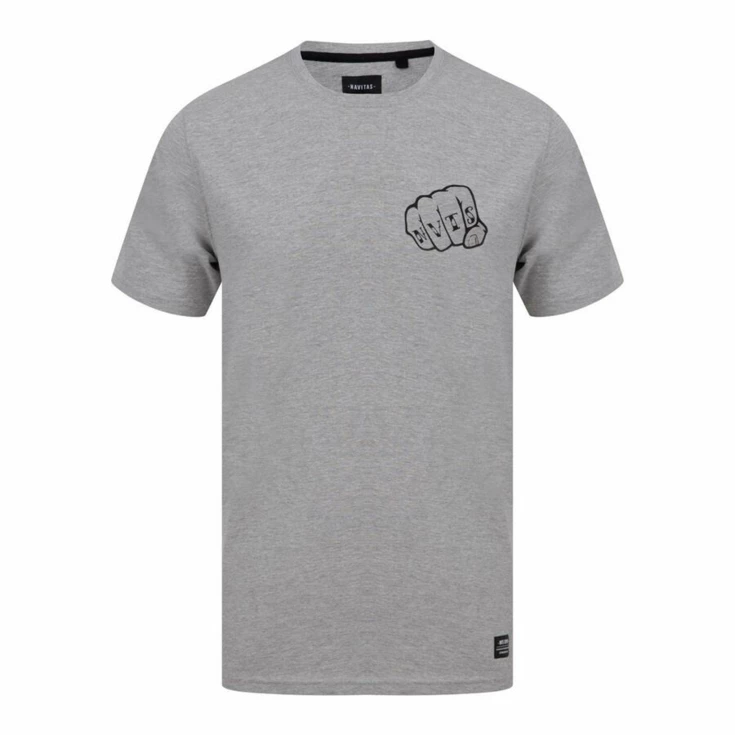 Navitas: Tričko Knuckles Tee Grey Marle